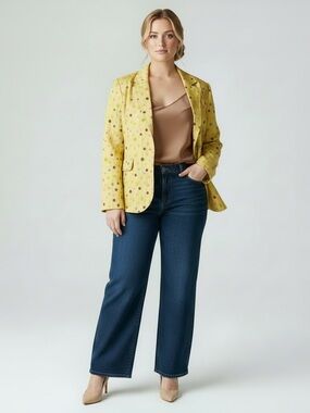 VINTAGE ELCC Polka Dot Blazer Jacket